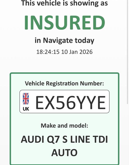 AUDI Q7 S Line Quattro Tdi