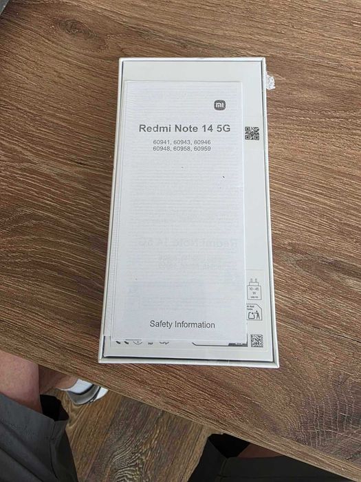 Чисто нов Xiaomi Redmi Note 14 5G – Фабрично запечатан, 108MP камера