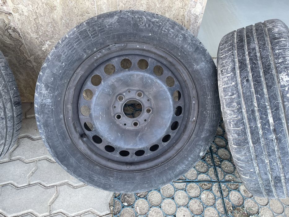 16” гуми с джанти Mercedes 5х112 с датчици за налягане на въздуха.