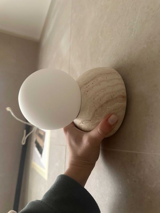 Aplică de perete Torrano 13 cm IP44 bej - Globen Lighting
