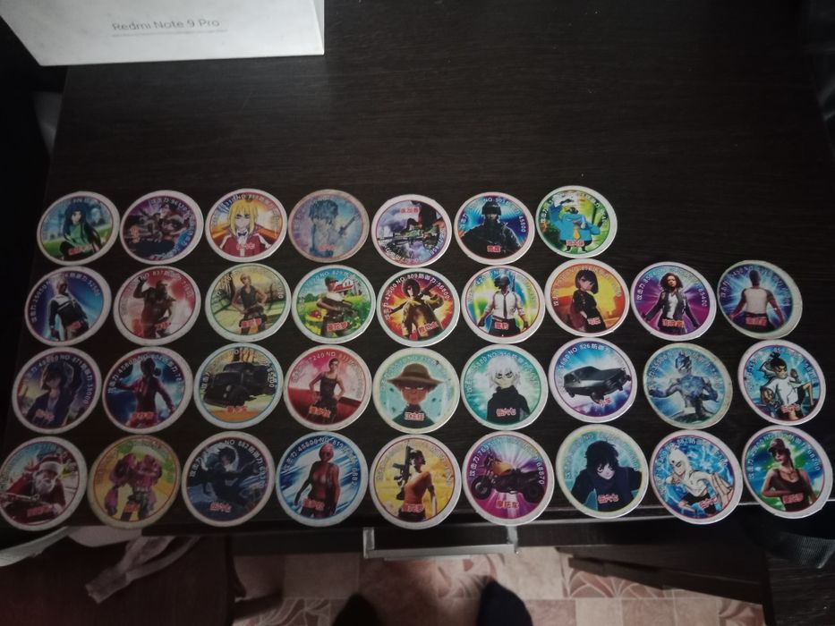 Фишки разных размеров