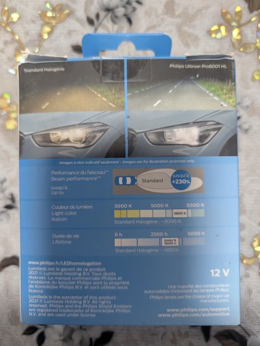 Becuri H7 Philips ultinon pro6001HL