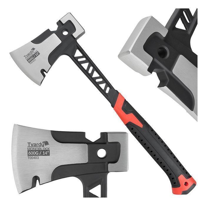 Topor-ciocan multifunctional anti-shock monoblock pentru constructii s