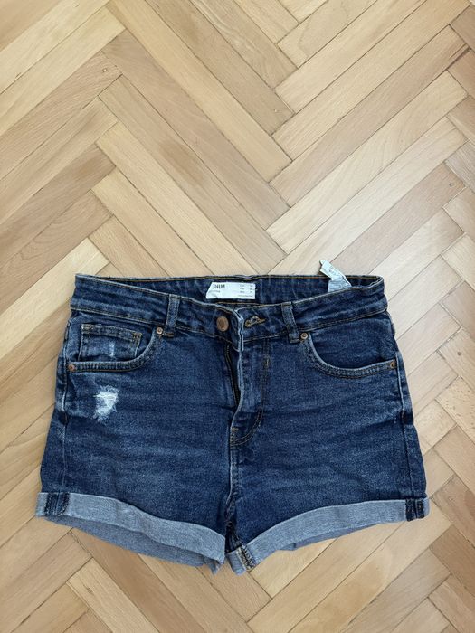 Къси дънкови панталони Bershka