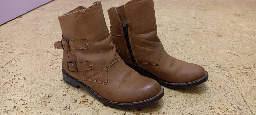 Дамски боти естествена кожа Pier One