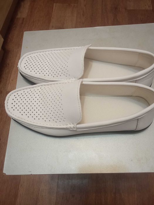 Туфли летние белые