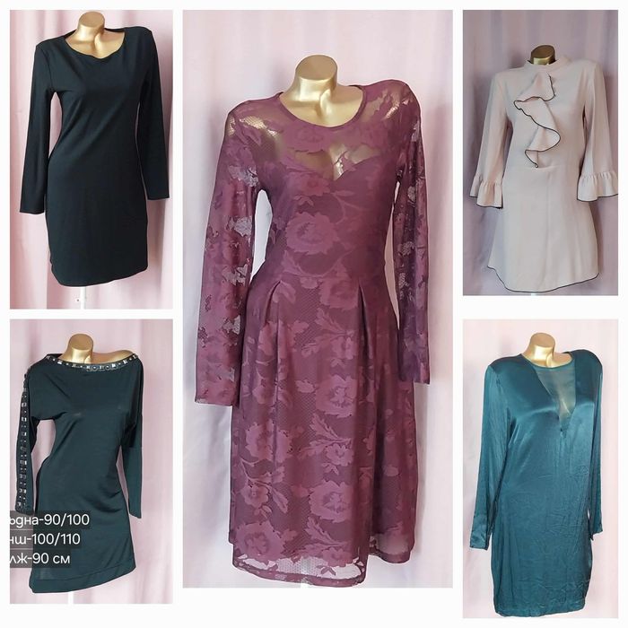 Различни модели и цветове,рокли с дълъг ръкав,блузи и ръкави