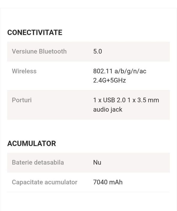 Tabletă Samsung A7 10.4"