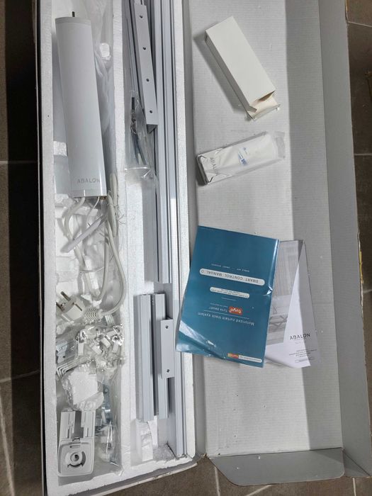 Kit Sina electrica pentru perdele, Abalon, 2.13m, motor cu 3 cabluri