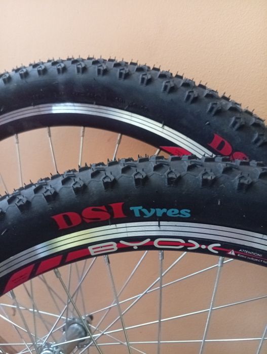 Капли Byox 27.5 комплект с вътрешни и външни гуми чисто нови.Лично пре