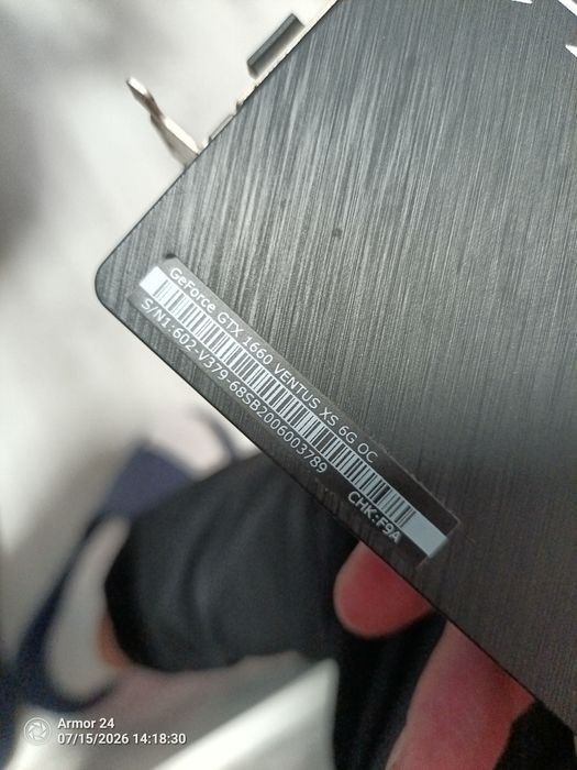 Видеокарта geforce gtx 1660 6gb MSI
