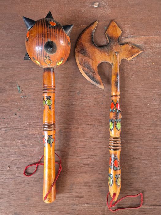Articole decorative din lemn, lanterne, calapod