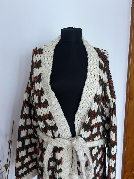 Cardigan croșetat damă