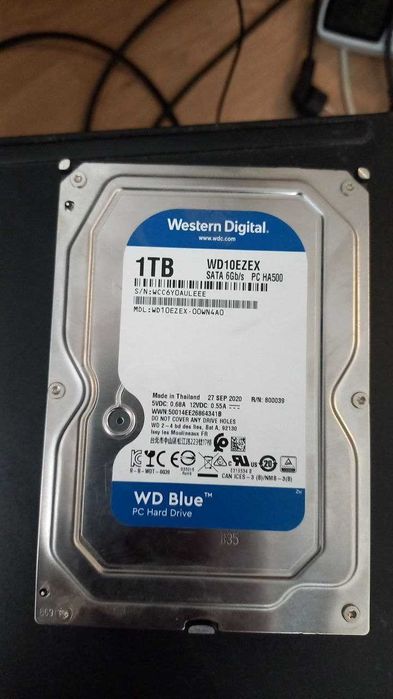 HDD 1TB, 7200rpm, 64MB cache, SATA III, Western Digital Blue