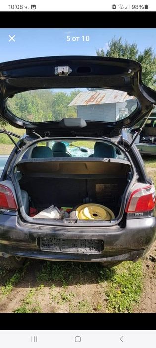 Toyota Yaris 1.0 VVTI 2001г. НА ЧАСТИ