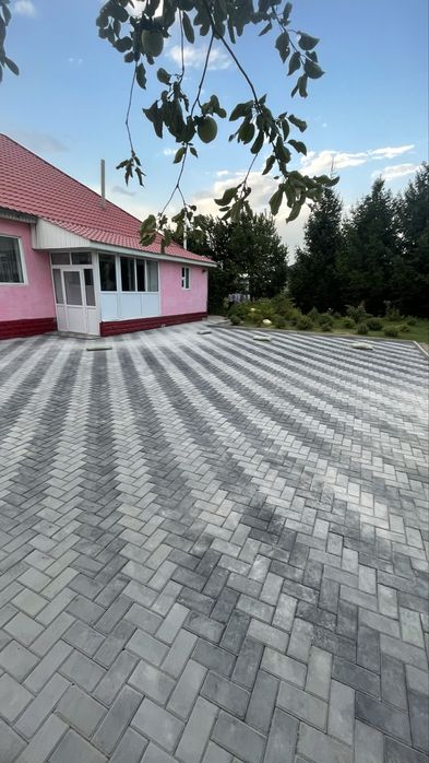 Укладка брусчатки