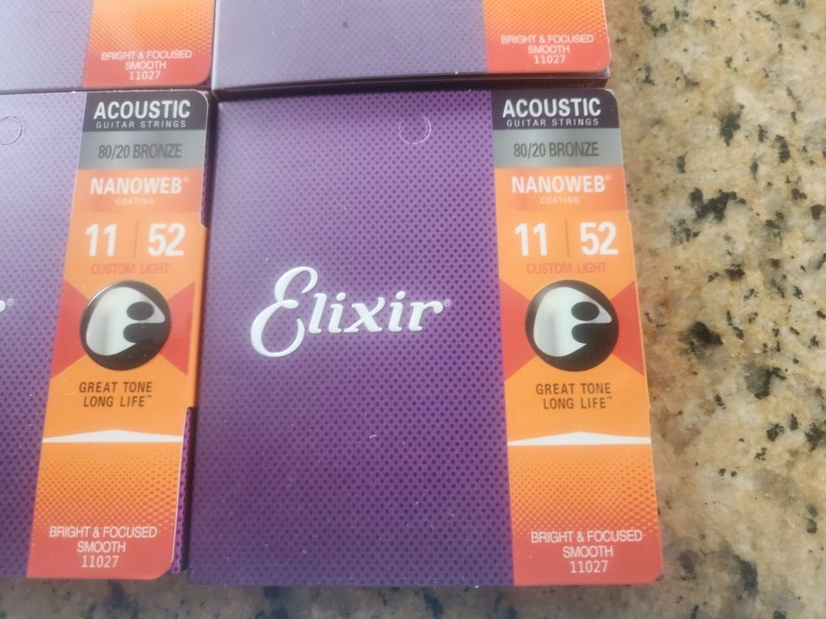 Corzi chitara acustica Elixir bronz