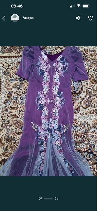 вичерное платя мать и дочь ручной работа от ателир Шахзода