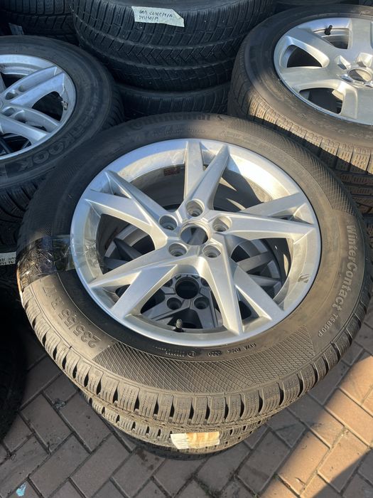 Jante 5x112 R 17” , Audi Q3/Q5/Vw/Skoda/Seat cu anvelope M+S 235/55/17 Continental ca noi