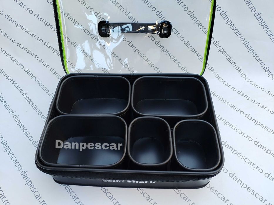 Set 6 Bacuri CUTII Nada EASTSHARK EVA Box Feeder Cu Capac 38x26x12cm