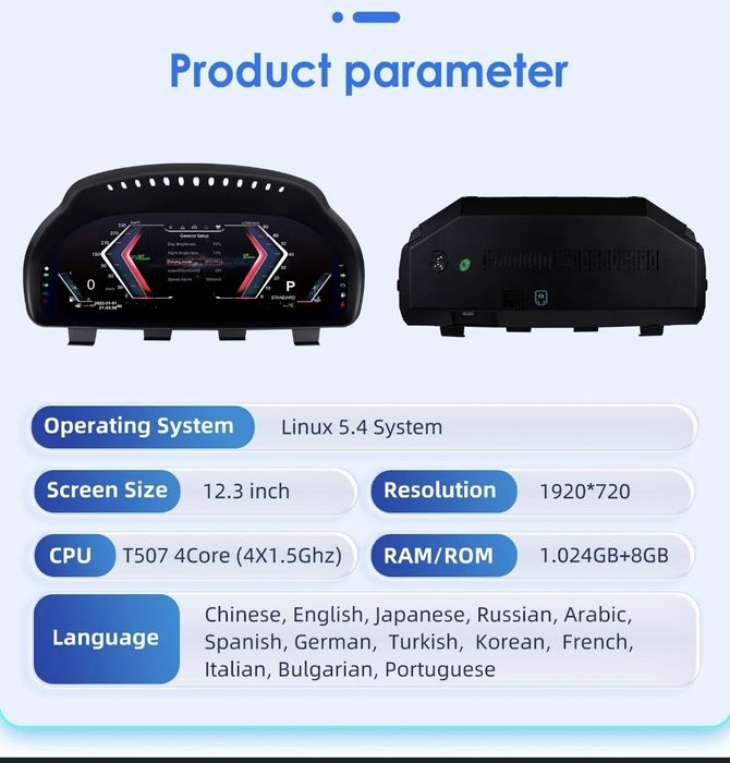 Ceasuri digitale E39,E46,E53,E90 E9x  E60 E61 E70 E71 E83 E84 E87 X1 X3 X5 X6 F01 F02 F10 F11 F15 F16 F20 F21  F06 F12  F25 F26 F30 F31 F32 F33 F34 F3