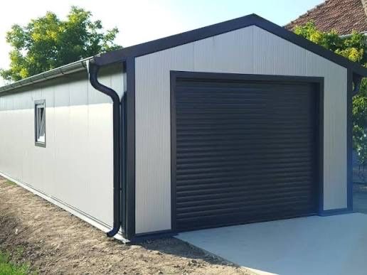 Vand garaje din profil metalic  8 x 6m