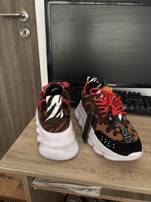 Versace Chain Reaction leopard