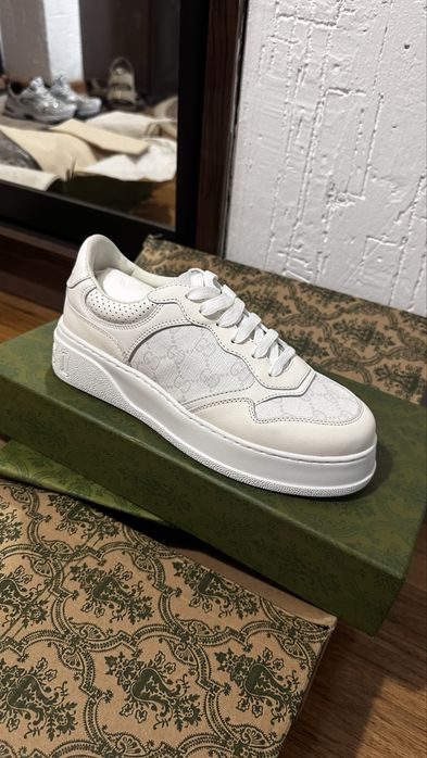 Кеды Gucci белые