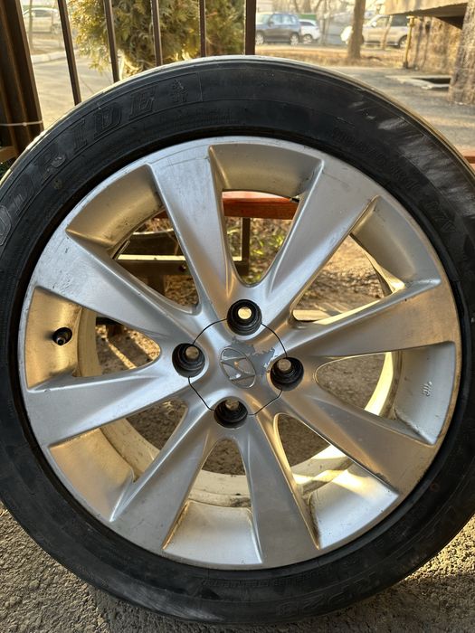 Оригинальный диск Акцента с резиной