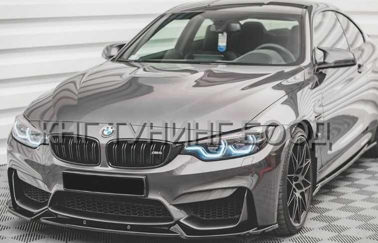 Преден лип спойлер за бмв м4 ф82 / bmw m4 f82 lip spoiler