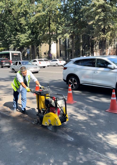 Услуги Шофарез Асфальторез швонарезчик. Asfalt va Beton kesiw xizmati