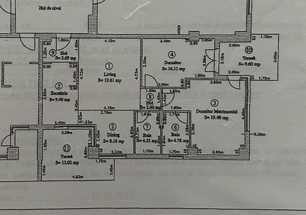 Apartament 3 camere corbeanca