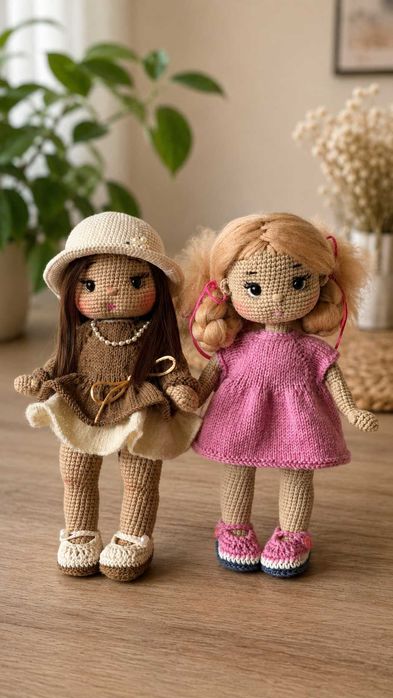 Ръчно плетени кукли Амигуруми – подарък, декорация, по поръчка