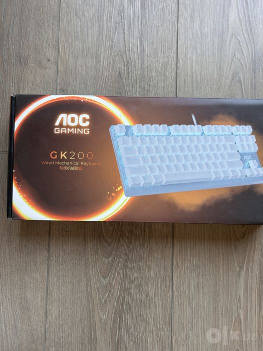 Игровая клавиатура AOC GK200 (Механический клик + Подставка)
