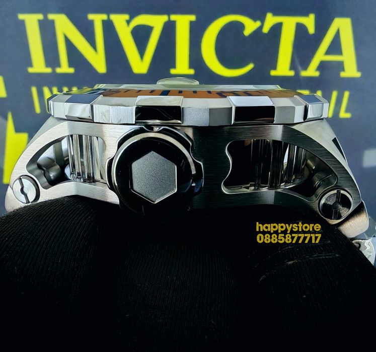 INVICTA Wave Yellow 52 mm, Инвикта нов ръчен часовник