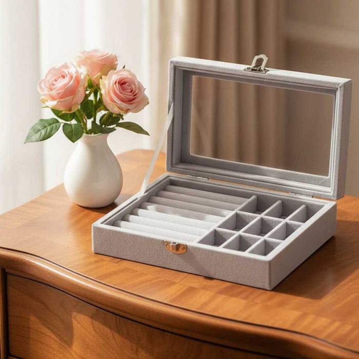 Кутия за съхранение на бижута – 24 места за перфектен ред