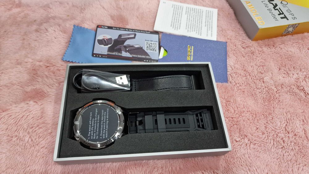 Ceas inteligent militar LIGE DM4, AMOLED de 1,43", GPS, apelare