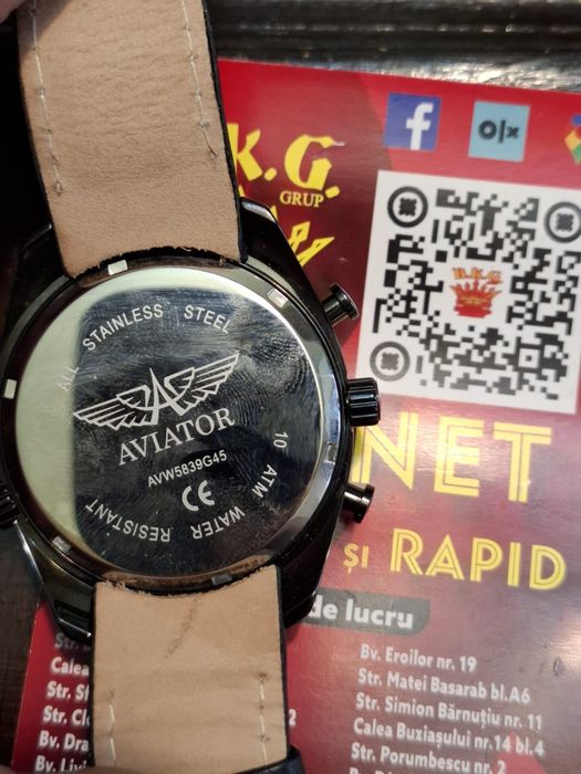 Ceas Aviator Amanet BKG