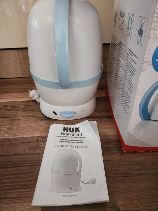 Бебешки стерилизатор+уред за приготвяне на зеленчуци на пара NUK