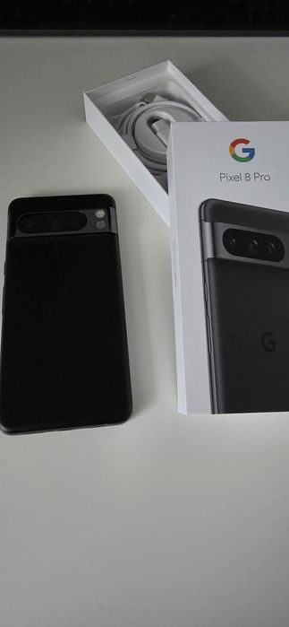 Telefon mobil Google Pixel 8Pro, 128GB, 12GB RAM, 5G, Obsidian