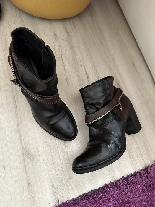 Botine piele naturala