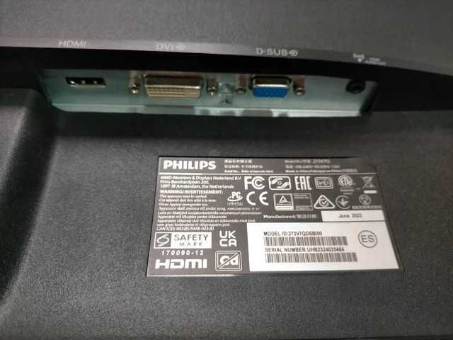 Monitor 27 Inch IPS Philips HDMI Ca NOU Full HD