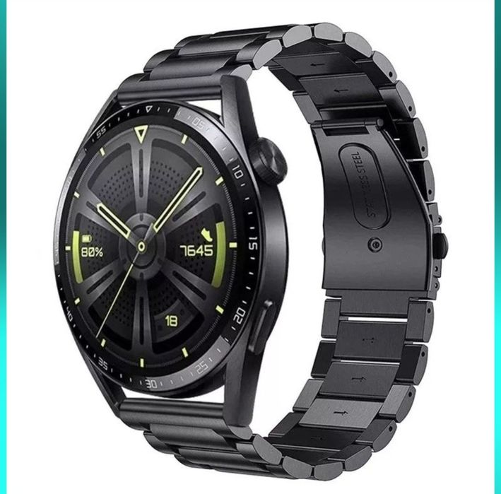 Метална Стоманена Верижка за часовник Huawei Watch GT6 GT5 GT4 GT3 GT2