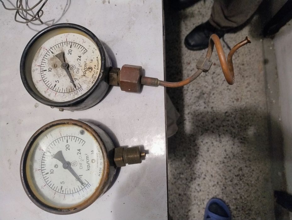 Бутилки за фреон, манометри и филтри за фреон и други части