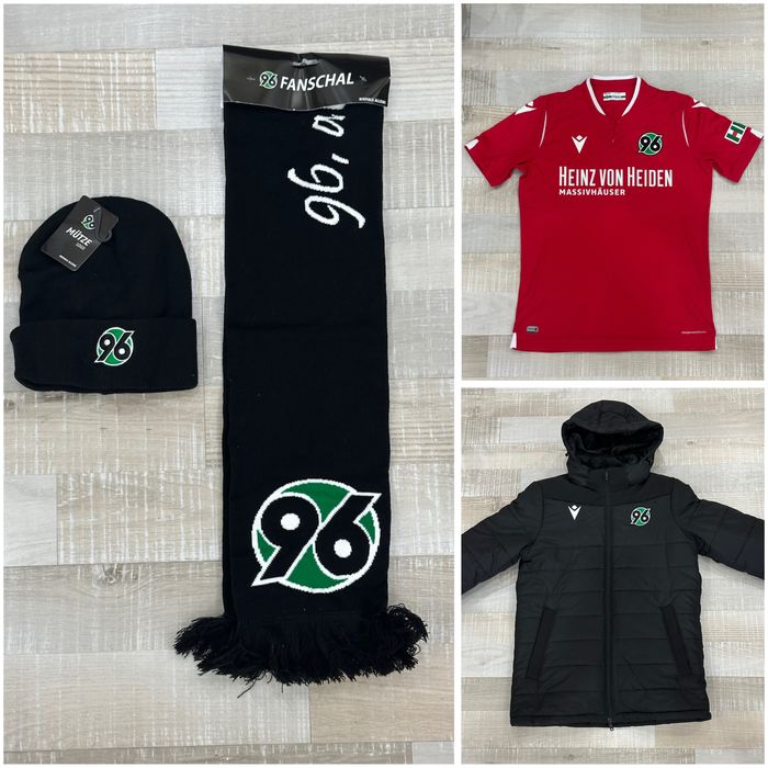 Оригинални фен артикули Hannover 96 (Macron), с етикети.