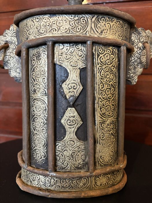 Голяма Османска барутница,паласка-19-ти век,сачан,36 см