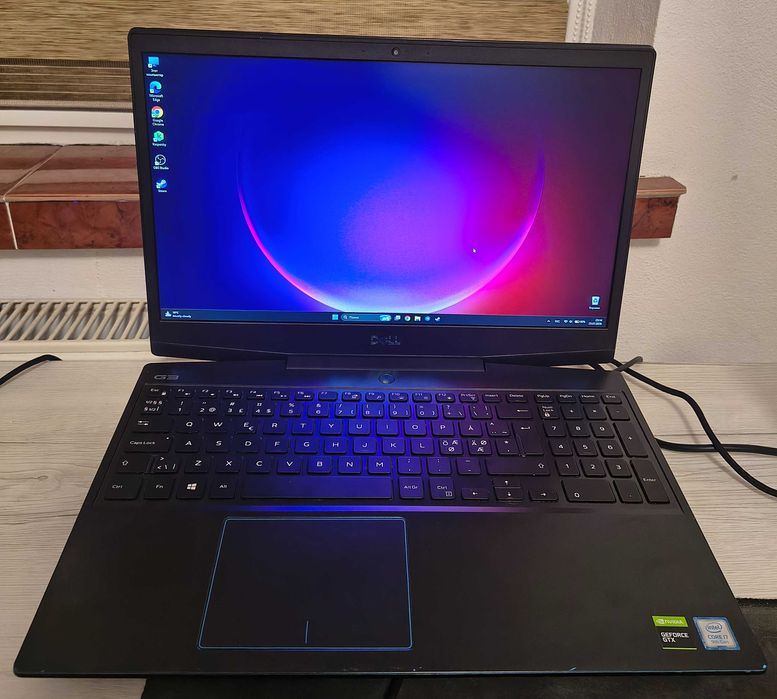 Laptop Dell G3 3590 GTX 1660Ti Max-Q, Intel i7 9750H, 16GB RAM, SSD 256GB + HDD 1TB