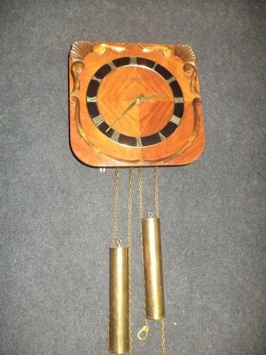 Ceas de perete,pendul antic cu 2 greutati Westerstrand cu batai la ore