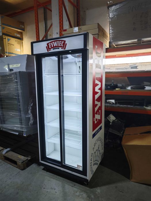 Vitrina verticala cu 2 usi glisante / 90 cm / Second - Stare buna