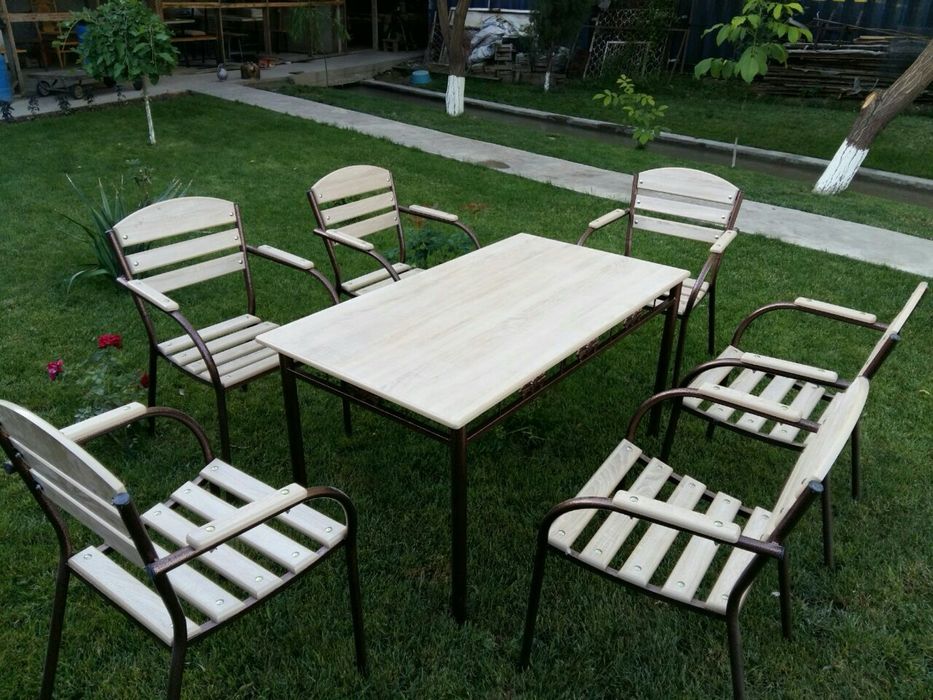 Toqima stol stul dachnik дача стол стул ротанг мебель токима стол стул